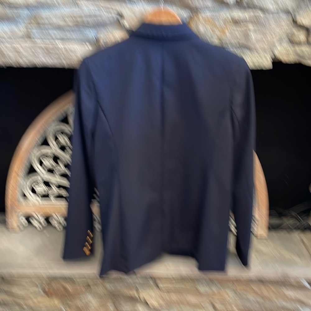 Lands End Women's School Uniform Deep Navy Hopsack Blazers, NWT - Picture 2 of 3